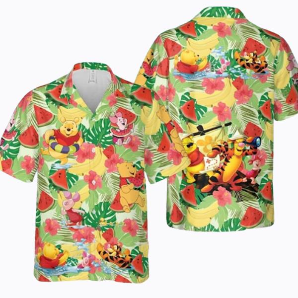 Winnie The Pooh Hawaiian Shirt Beach Vibe For Men And Women
