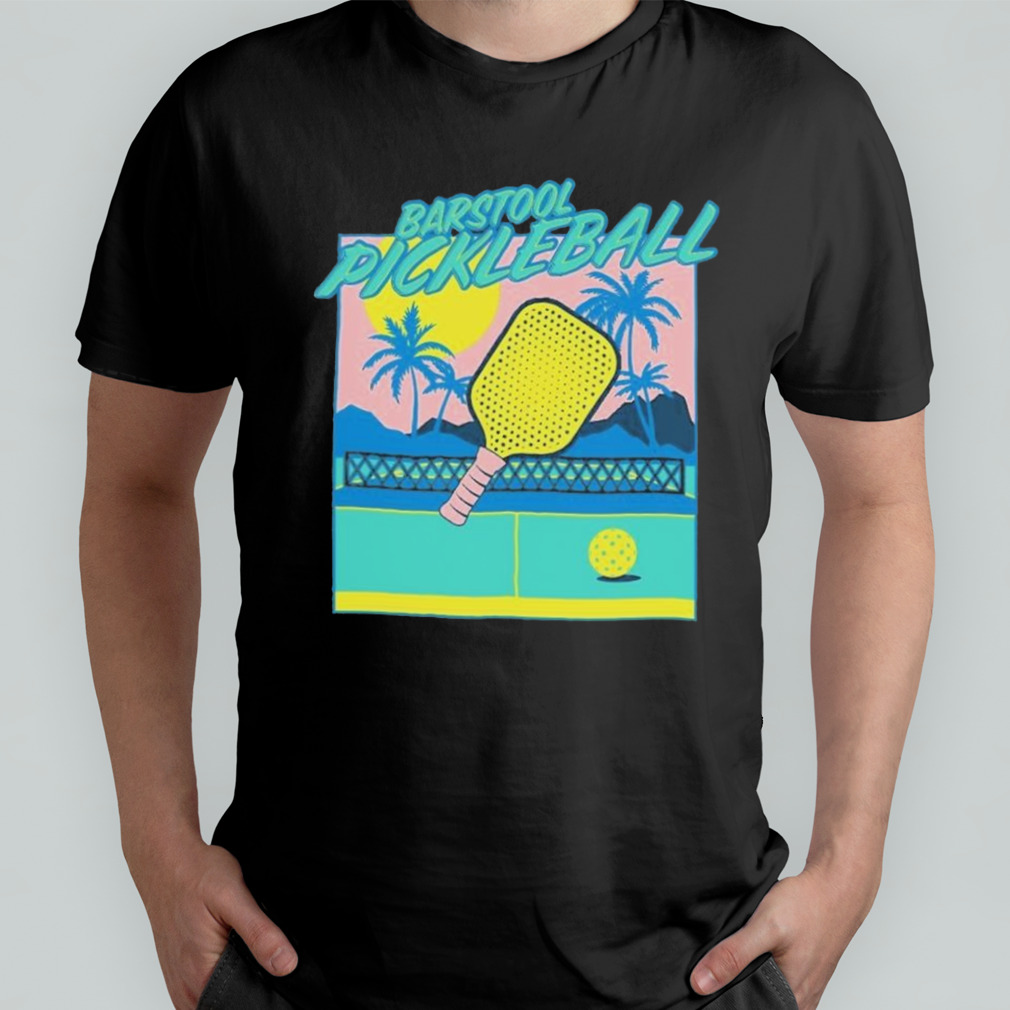 Barstool Pickleball Tee | Fore Play Light Blue