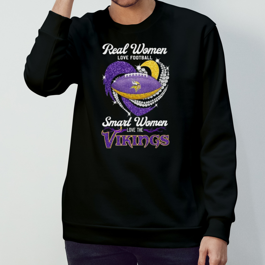 Real women love football smart women love the Minnesota Vikings 2023 logo  shirt, hoodie, sweater, long sleeve and tank top