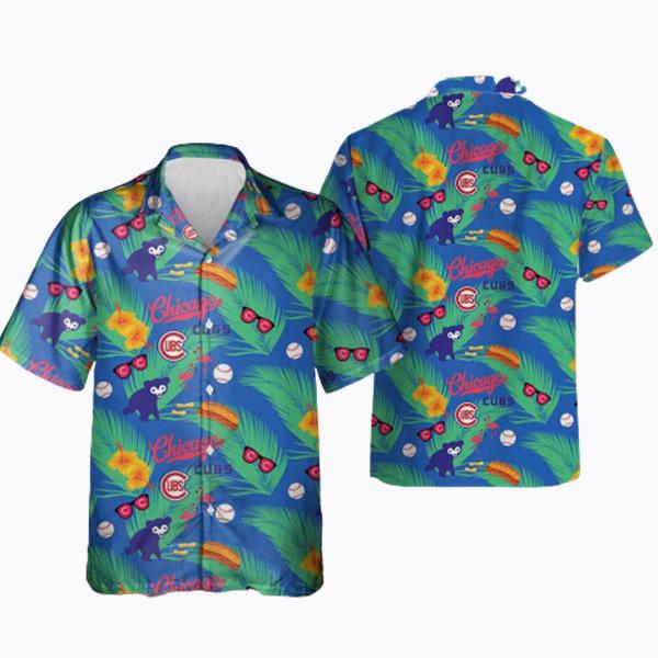 Chicago Cubs Hawaiian Shirt Giveaway Mlb Hawaiian Shirt 2023 Cubs Hawaiian Shirt  Mens Chicago Cubs Shirt - Laughinks