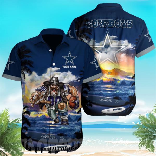 Dallas Cowboys NFL Custom Classic All Over Printed Hawaiian Shirt