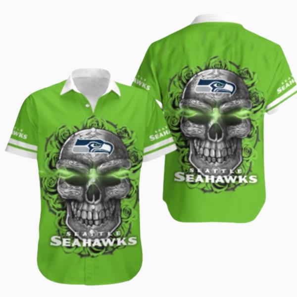 Seattle Seahawks Sugar Skull NFL Gift For Fan Shirt For Men And Women