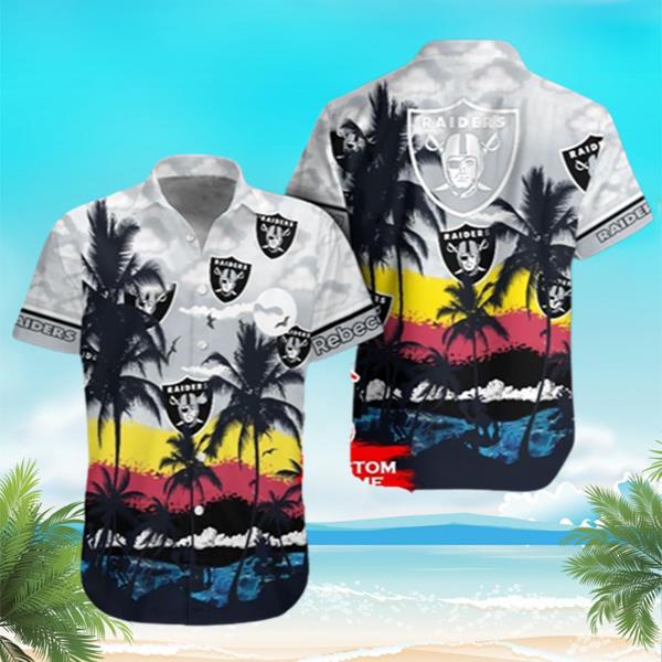 Las Vegas Raiders Hawaiian Shirt Beach Vacation Gift - Shibtee Clothing