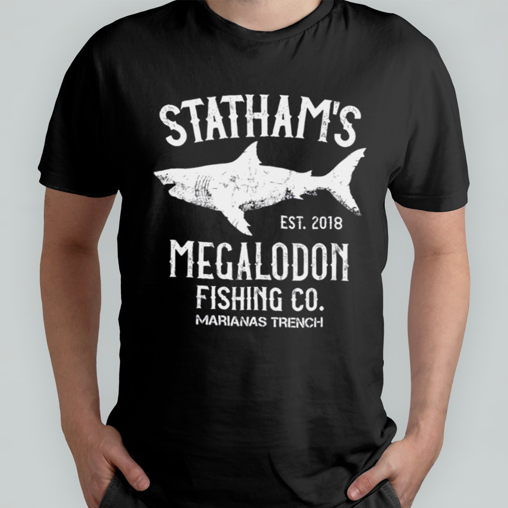 The Meg Jason Statham Megalodon Shark Fishing shirt