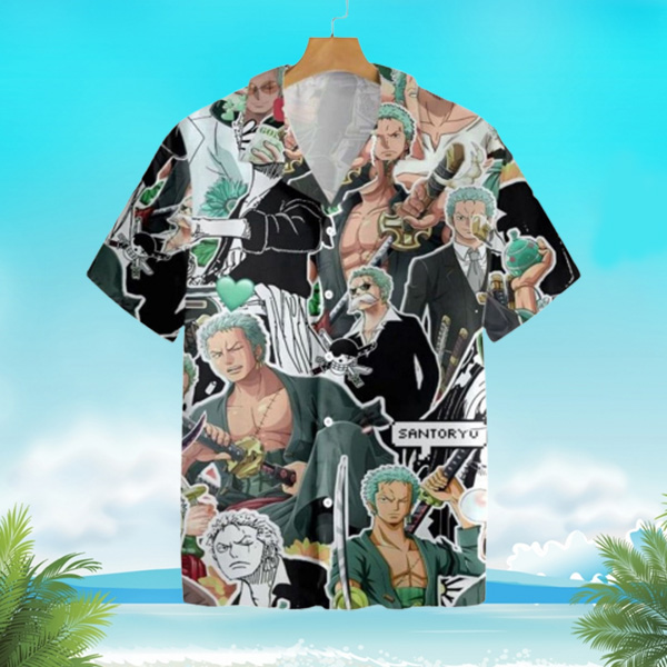Zoro One Piece Full Printing Hawaiian Shirt