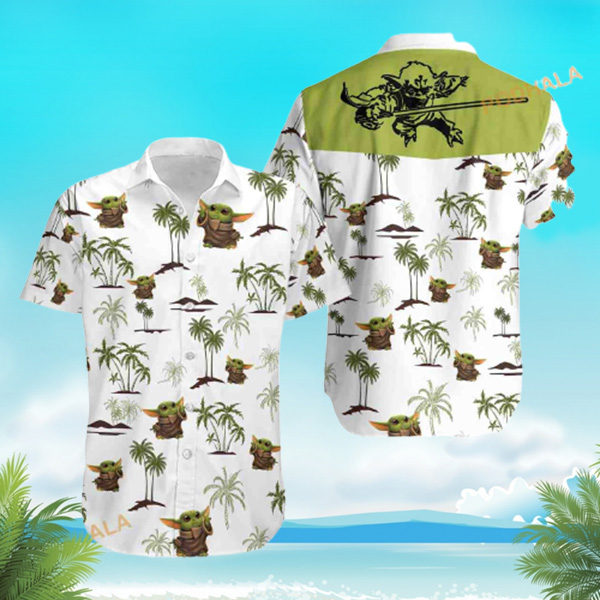 Yogi Bear Pirates Of Caribbean And Friends Holiday Hawaiian Shirt