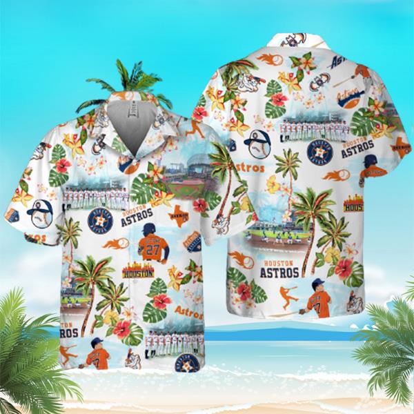 Houston Astros Men And Women Hawaiian Shirt