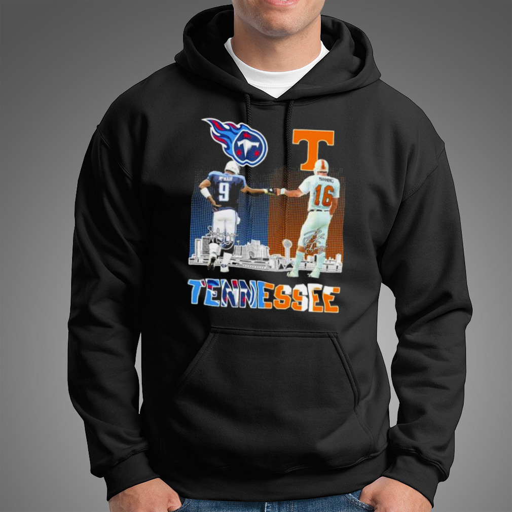 Tennessee Steve McNair and Peyton Manning Signatures Shirt, hoodie