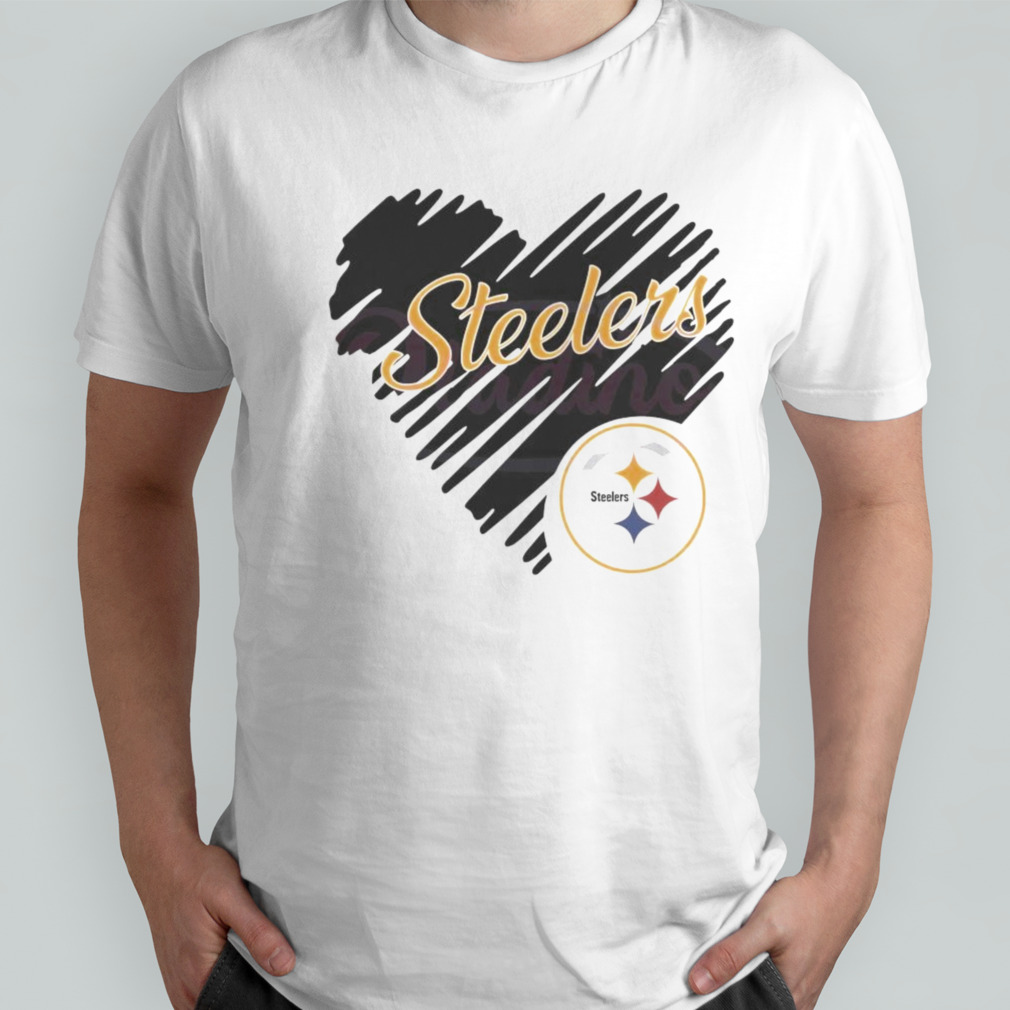 Heart Pittsburgh Steelers Nfl Logo Shirt - Peanutstee