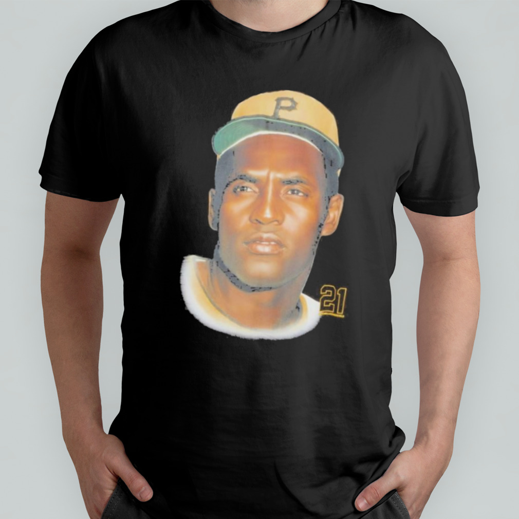 Legends Portriat Pittsburgh Pirates Roberto Clemente Shirt