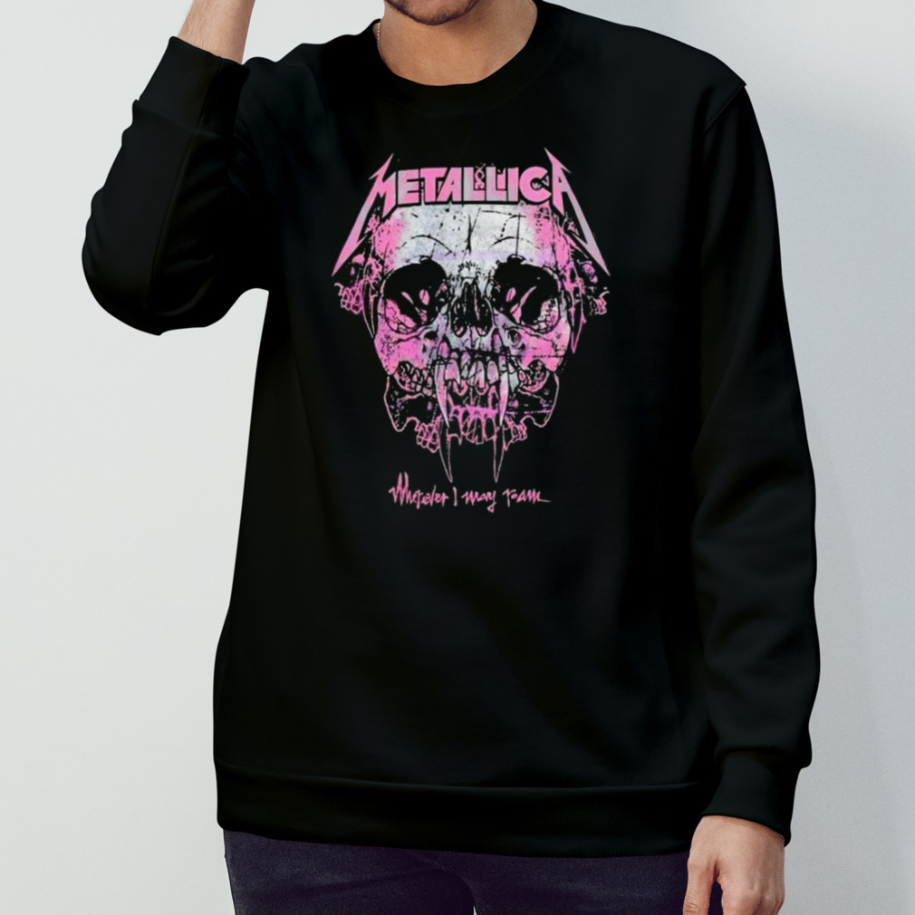 pink metallica t shirt