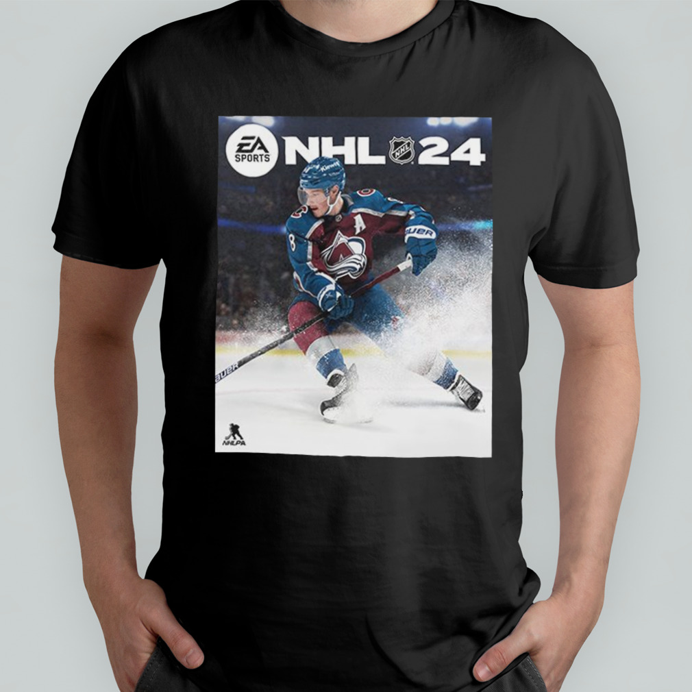 Nhl 24 Cover Athlete Cale Makar Ea Sports Game Cover Colorado Avalanche T  Shirt - Reallgraphics