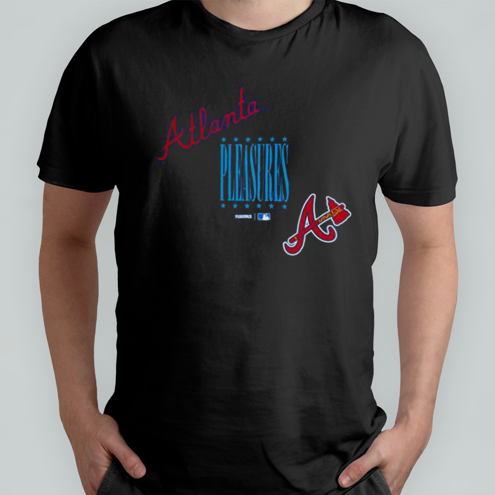 Official Atlanta Braves PLEASURES Repurpose T-Shirt, hoodie