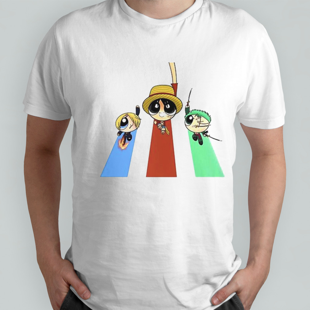 The Powerpuff Girls x One Piece Live Action Netflix T-Shirt - Binteez