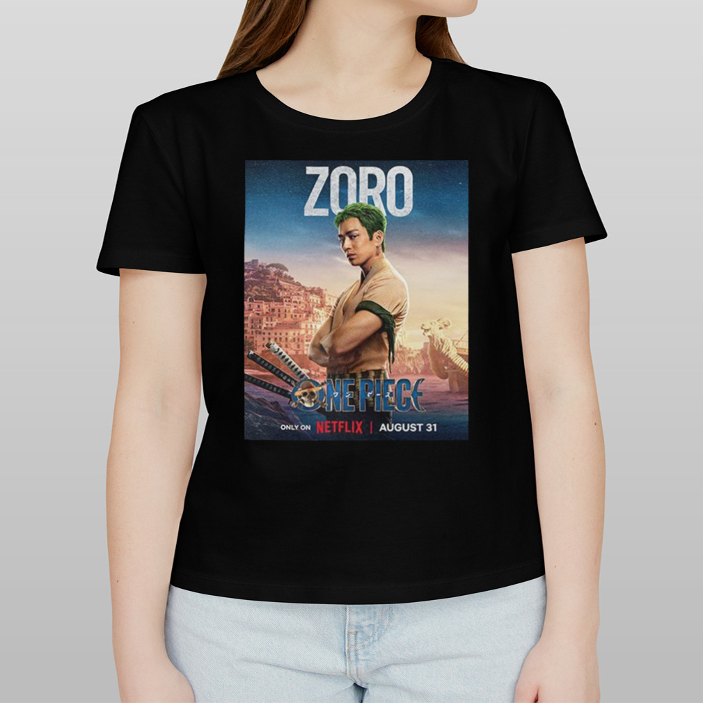 Zoro One Piece Netflix Live Action Poster 3D T-Shirt - Binteez