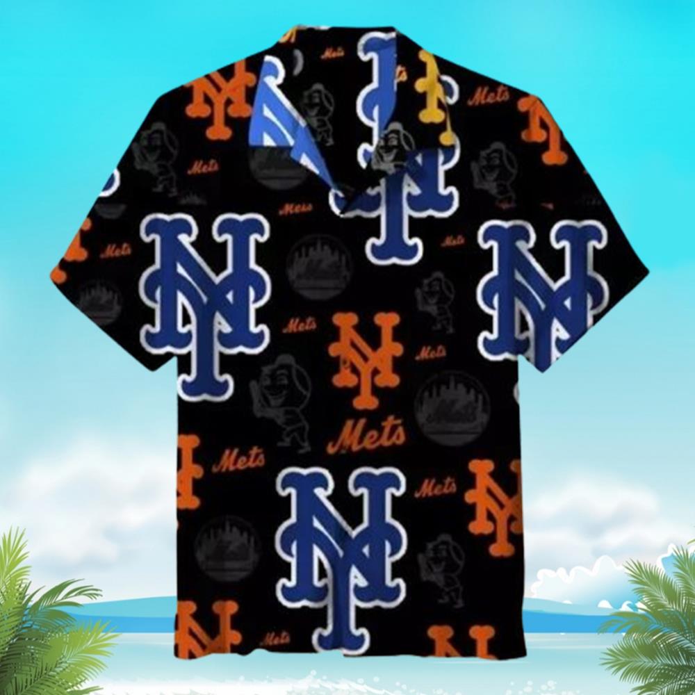 Trending MLB New York Mets Flower Summer Hawaiian Shirt - Owl