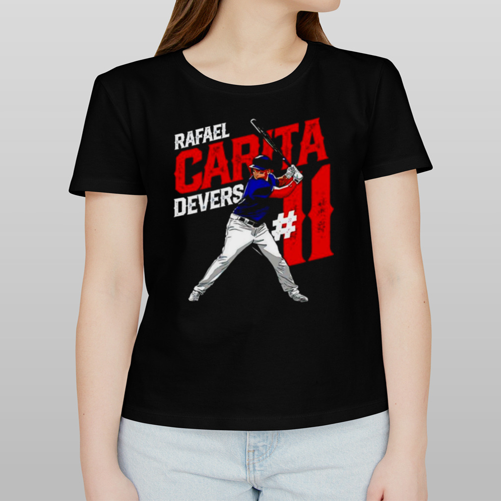 Rafael Devers Carita Name and Number Boston Baseball Shirt