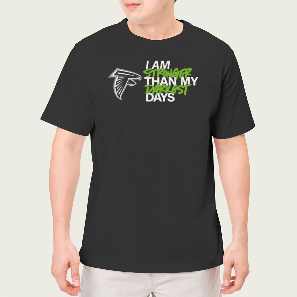 Atlanta Falcons I Am Stronger Than My Darkest Days shirt - Limotees