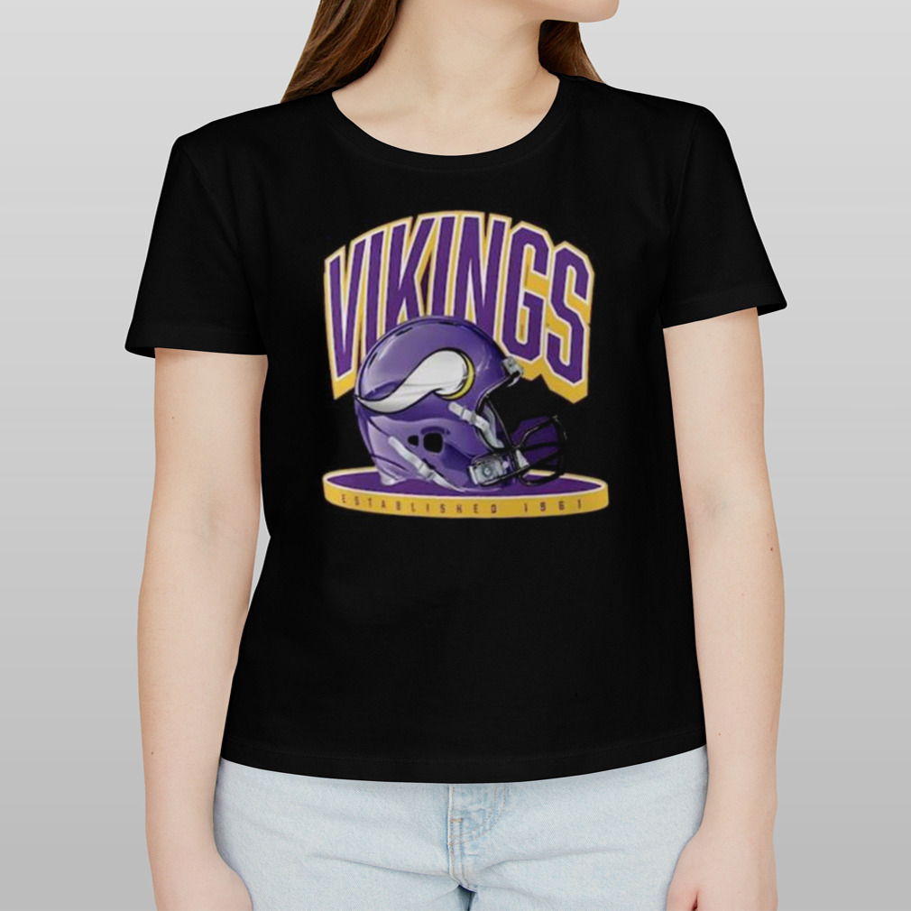 Minnesota Vikings football helmet logo 2023 funny T-shirt, hoodie