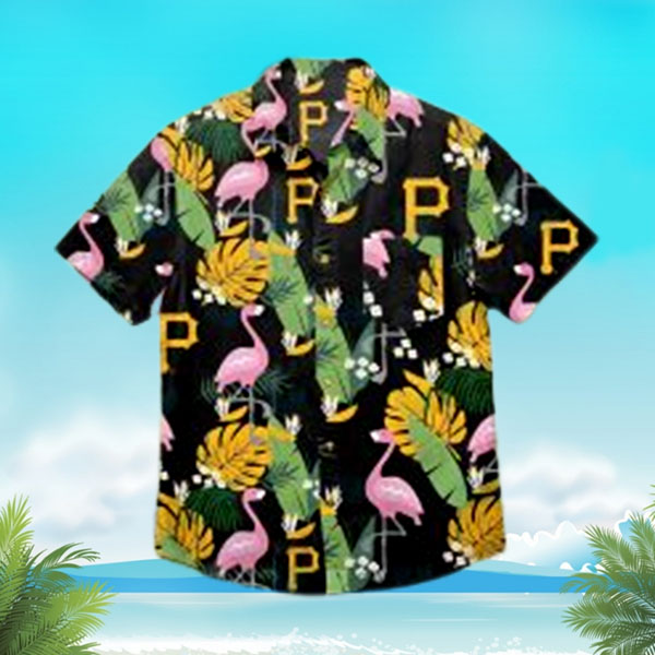 Pittsburgh Pirates Hawaiian Shirt Skyline Pirates Gift