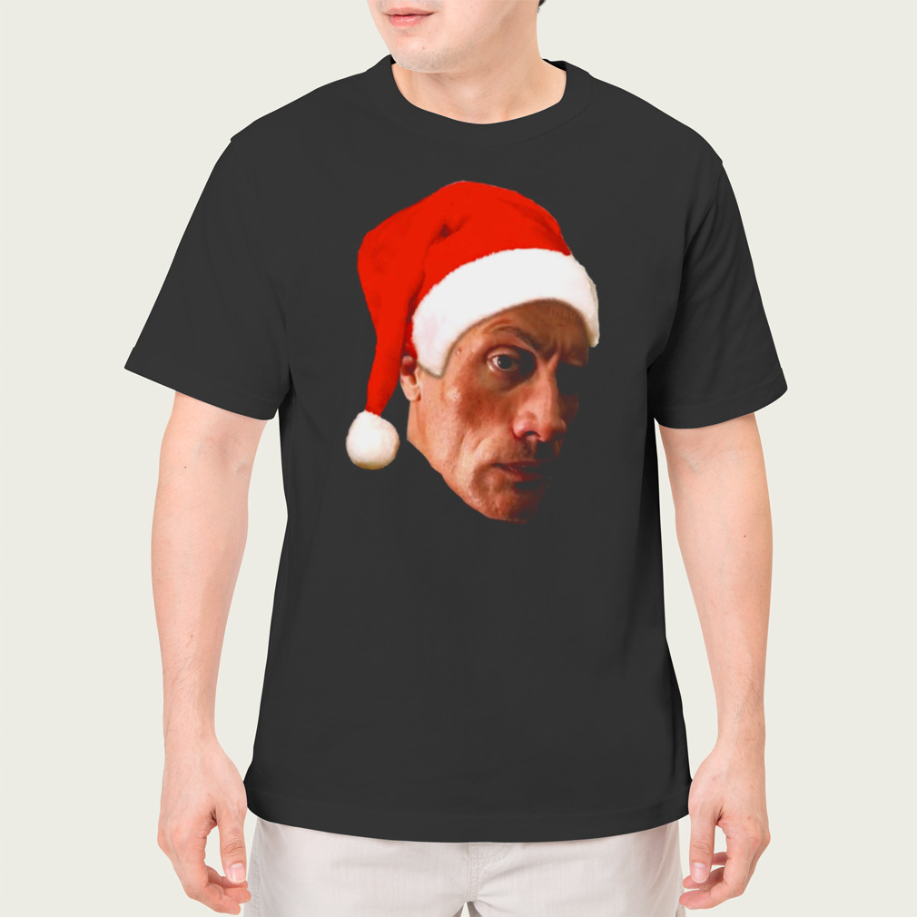The rock eyebrow raise face Christmas meme - The Rock Eyebrow Raise  Christmas Meme - Crewneck Sweatshirt