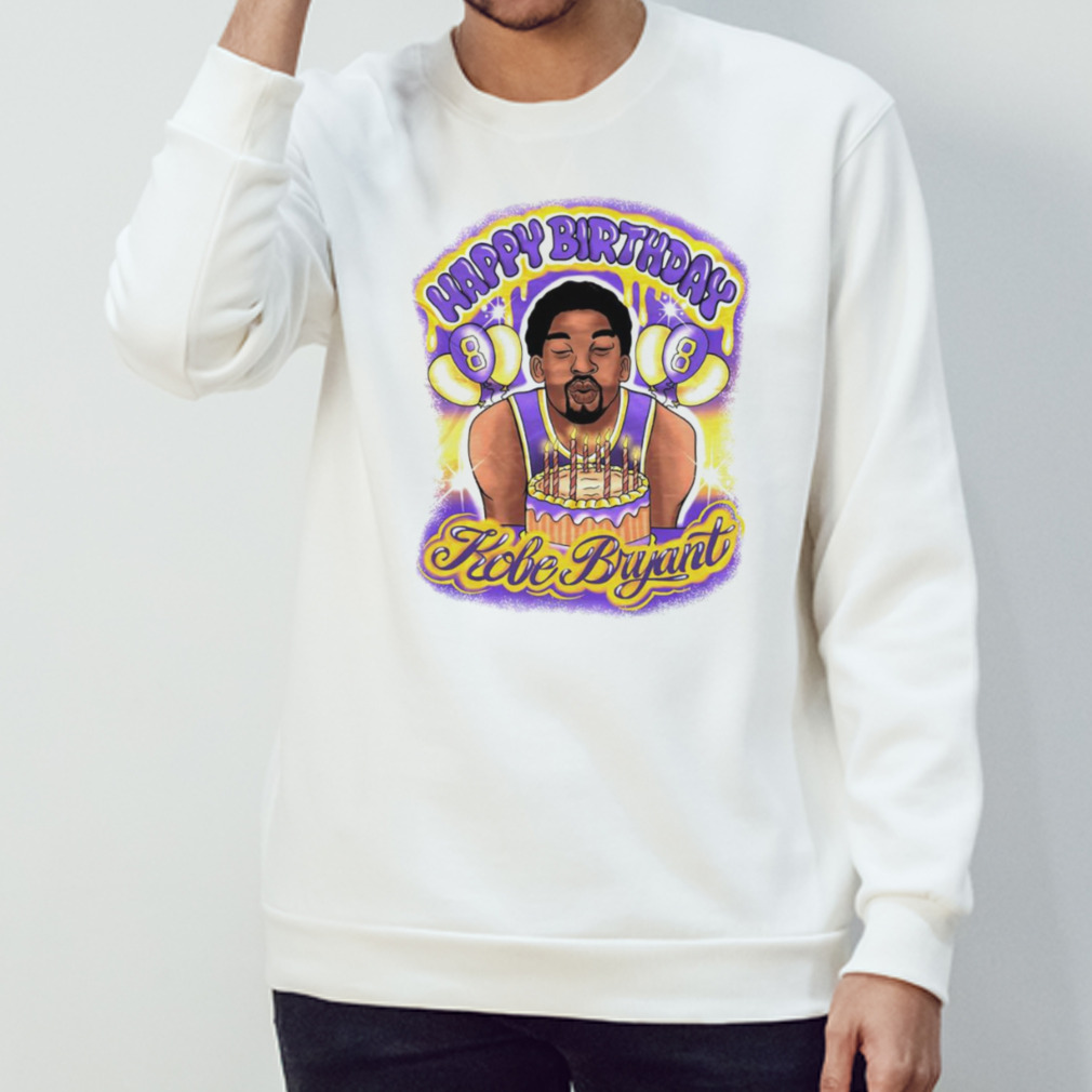 Happy Birthday Kobe Bryant Los Angeles Lakers Shirt - Peanutstee