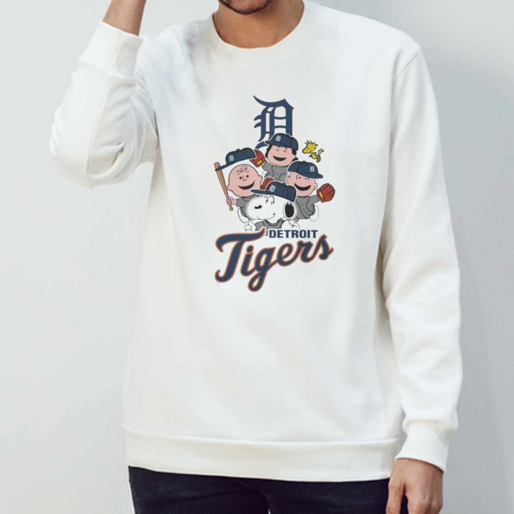 Peanuts Mlb Detroit Tigers Snoopy And Friends 2023 Shirt