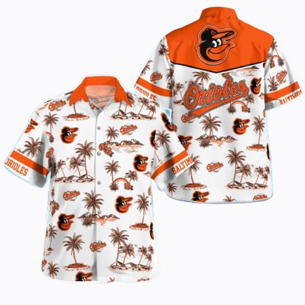 Baltimore Orioles MLB Fans Statue of Liberty Summer Hawaiian Shirt