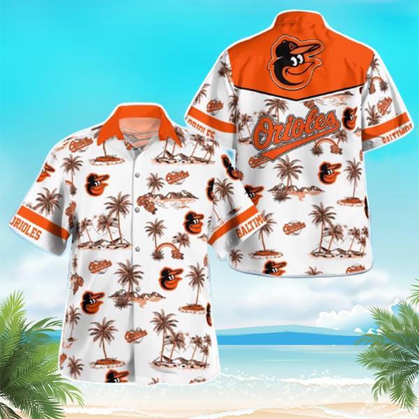 Baltimore Orioles MLB Fans Statue of Liberty Summer Hawaiian Shirt