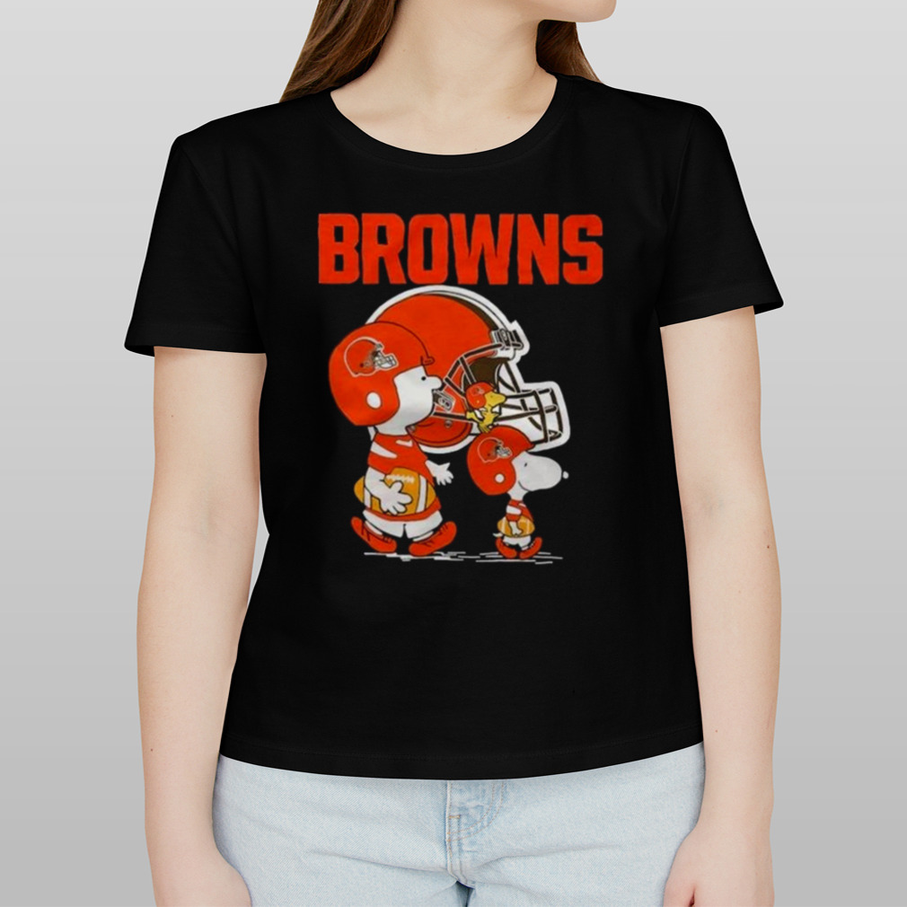 Cleveland Browns Peanuts Snoopy Charlie Brown And Woodstock Shirt -  Guineashirt Premium ™ LLC