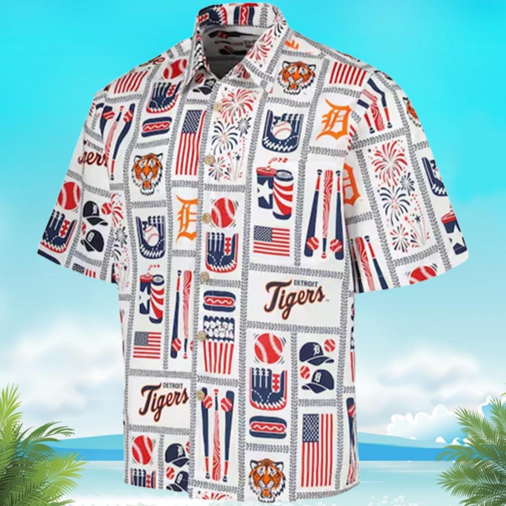 Detroit Tigers Mlb Summer Beach Hawaiian Shirt Stress Blessed Obsessed