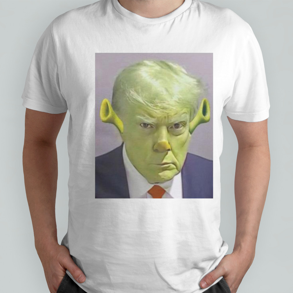 Trump Mugshot Shrek Meme Shirt