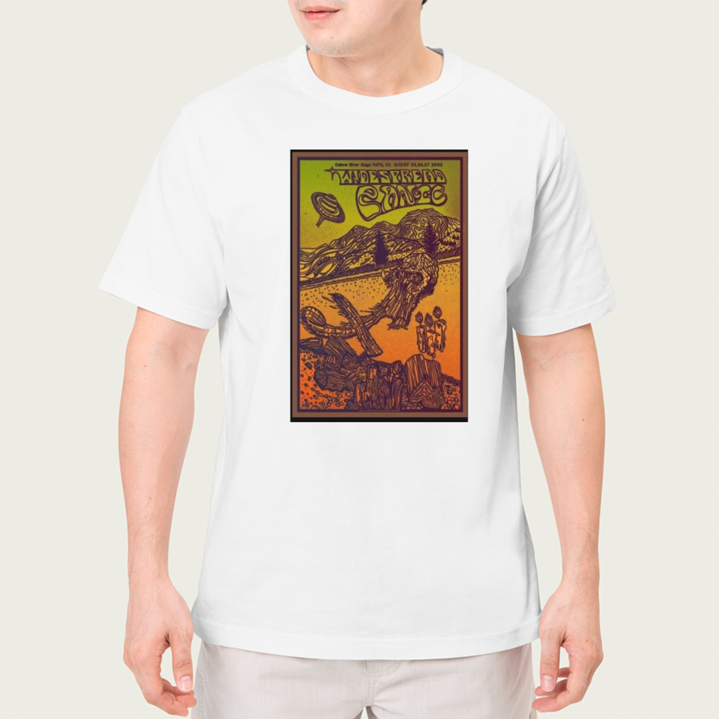 Widespread Panic California Tour 2023 art poster design T-shirt