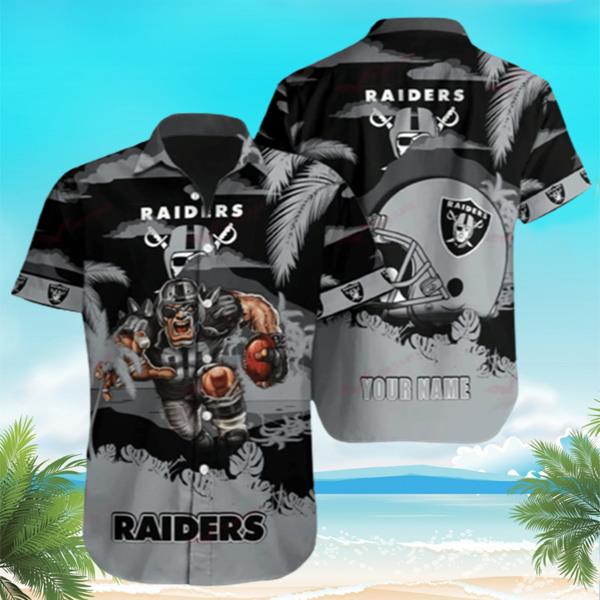 Raiders Hawaiian Shirt Raiders Tropical Forest Hawaiian Shirt - Upfamilie  Gifts Store