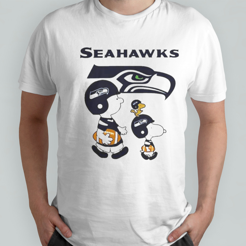 Let'S Play Football Together Snoopy Seattle Seahawks Shirt - Peanutstee