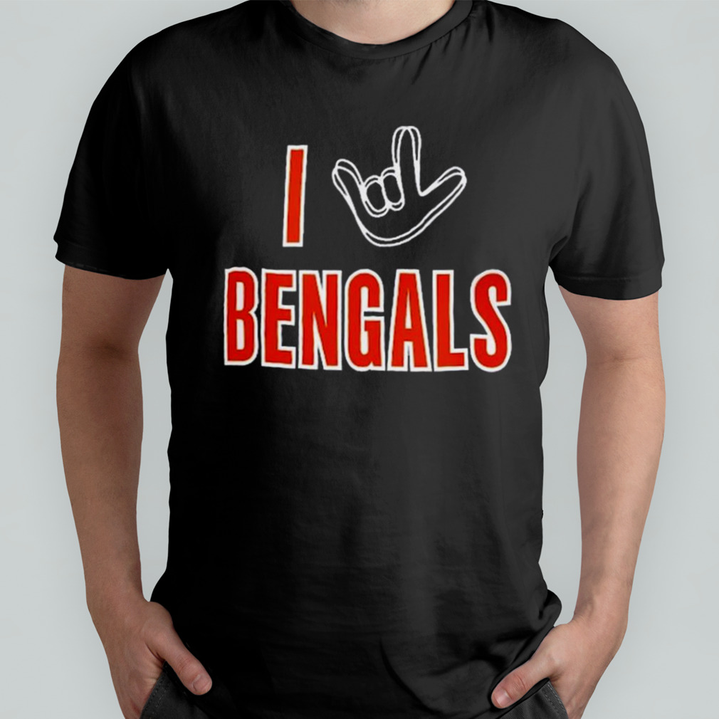 Cincinnati Bengals The NFL ASL Collection By Love Sign Tri-Blend