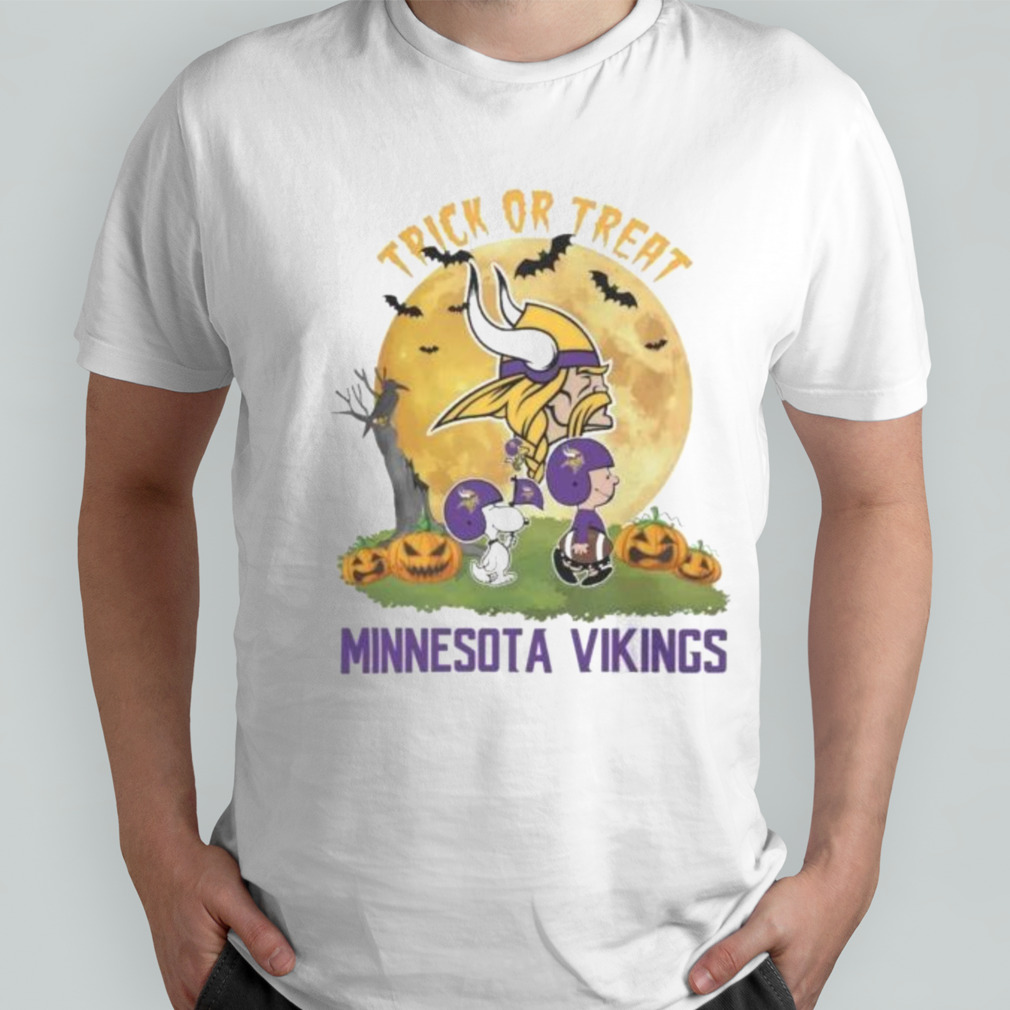 Snoopy Trick Or Treat Halloween Minnesota Vikings 2023 T-shirt, hoodie,  sweater, long sleeve and tank top