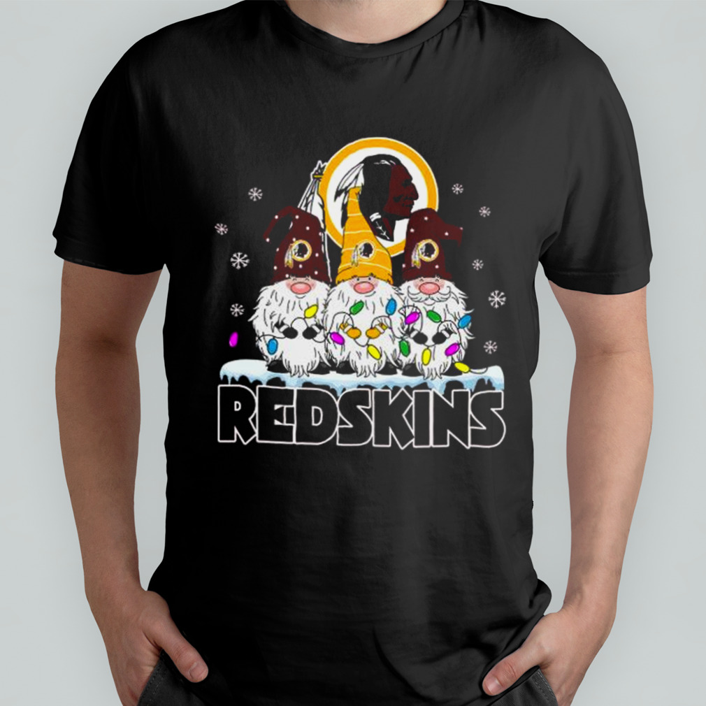 Washington Redskins Football Gnomes Christmas 2023 Shirt