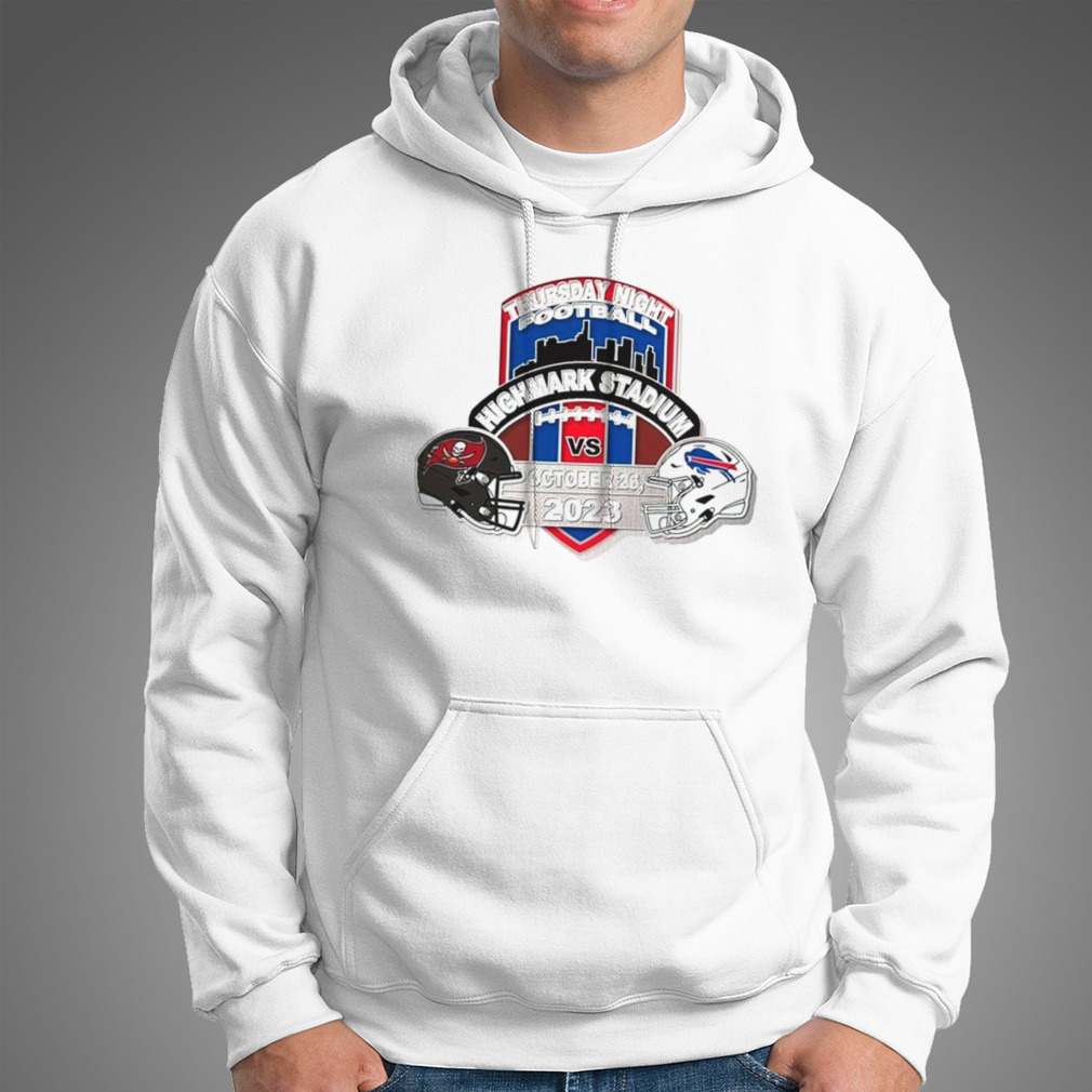 Official game Day Tampa Bay Buccaneers Vs Buffalo Bills Thursday Night  Football October 26 2023 Highmark Stadium T-Shirt, hoodie, sweater, long  sleeve and tank top