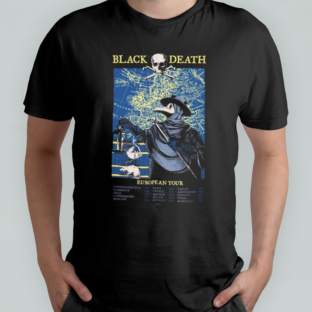 Black Death European Tour shirt