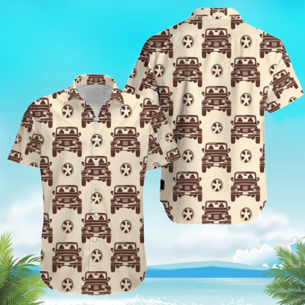 Jeep Car Vintage Hawaiian Aloha Shirts