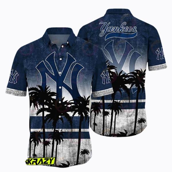 Newyork Yankees Hawaii Style Shirt Trending Summer Hawaiian Shirt