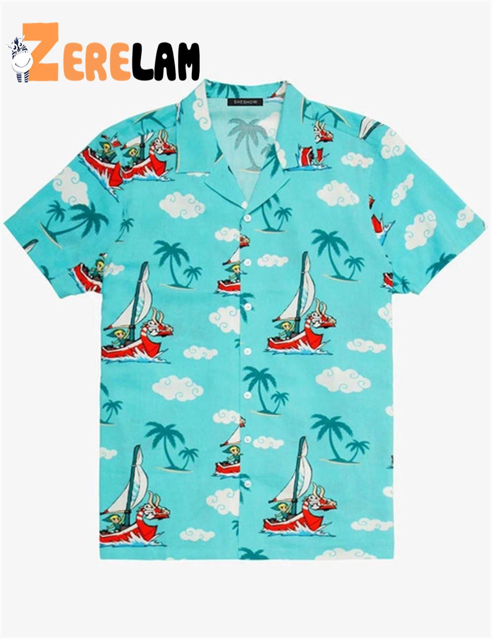 The Wind Waker Woven Zelda Hawaiian Shirt - Zerelam