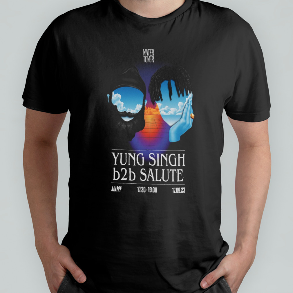 Yung singh and salute september 17 2023 photo poster design t-shirt