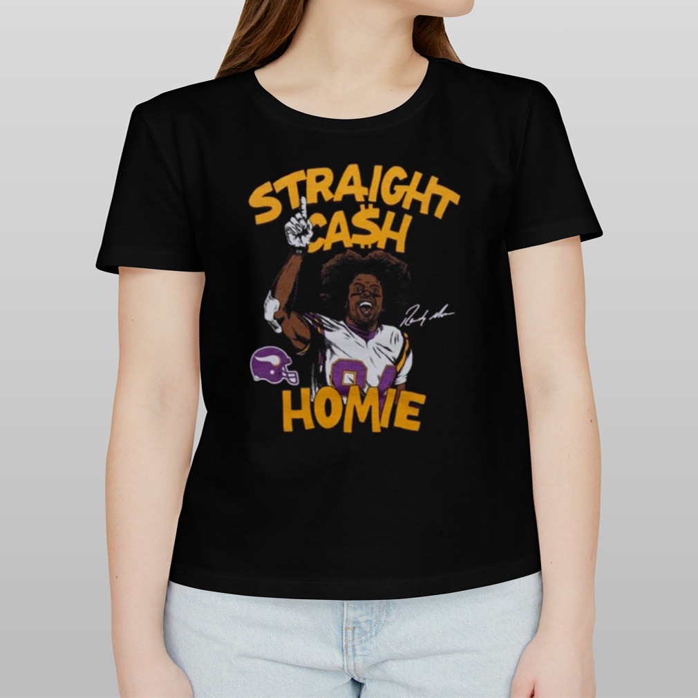 Straight cash homie Vikings Randy Moss signature shirt, hoodie, sweater and  v-neck t-shirt in 2023