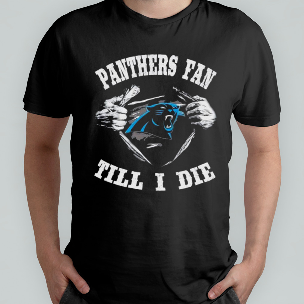 Blood Inside Me Carolina Panthers Fan Till I Die Shirt - Guineashirt  Premium ™ LLC