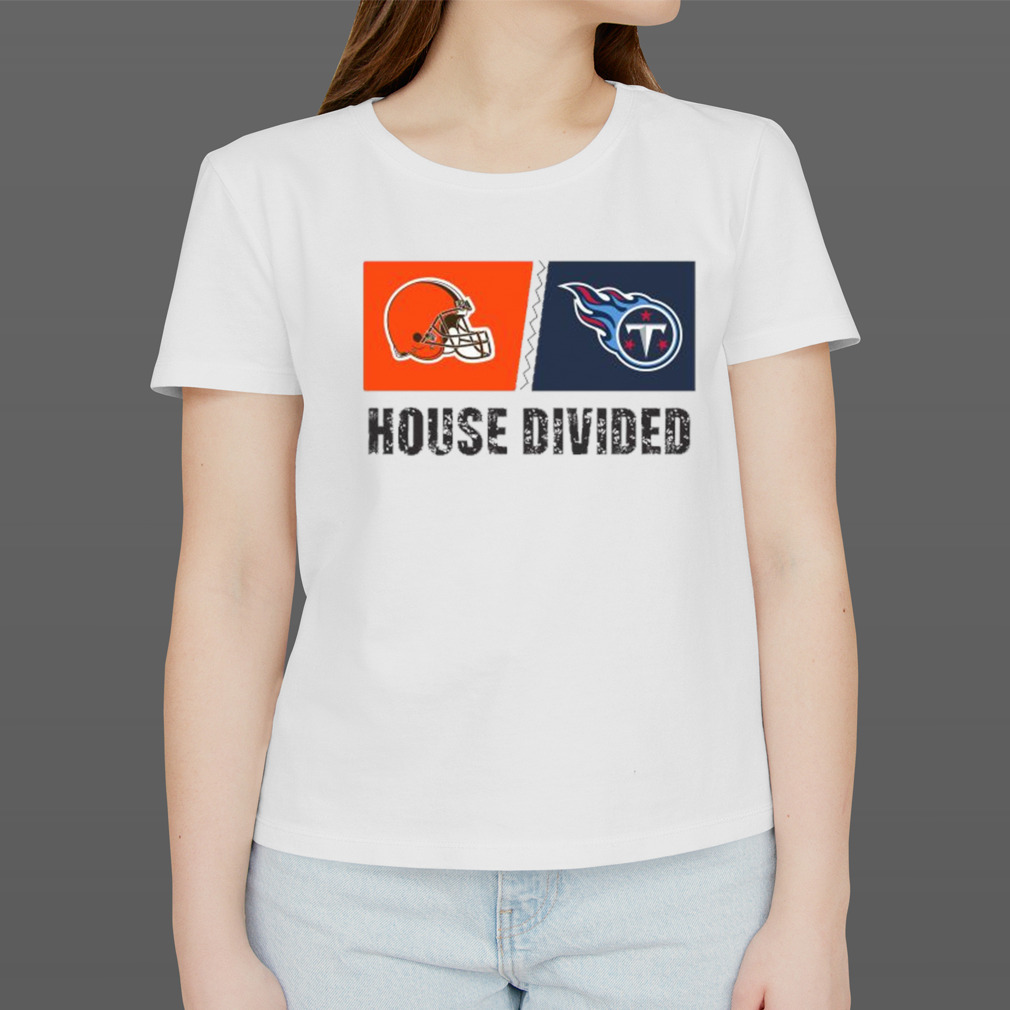 Cleveland Browns Vs Tennessee Titans House Divided Shirt - Peanutstee