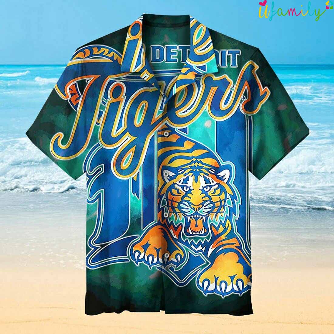 Detroit Tigers Hawaiian Shirt Detroit Tigers Custom Hawaiian Shirts -  Upfamilie Gifts Store