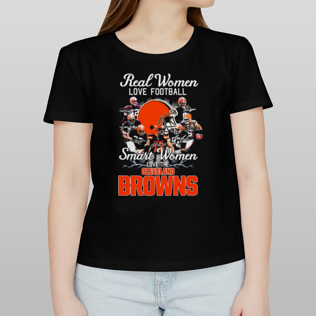 Real women love Football smart women love the Cleveland browns