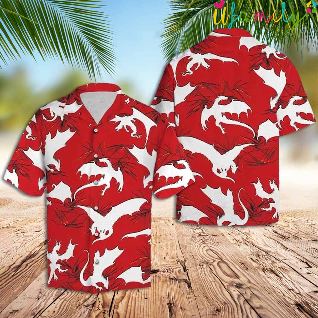 Shop the Legendary Dragon Of White Hawaiian Shirt - Up to 50 Off